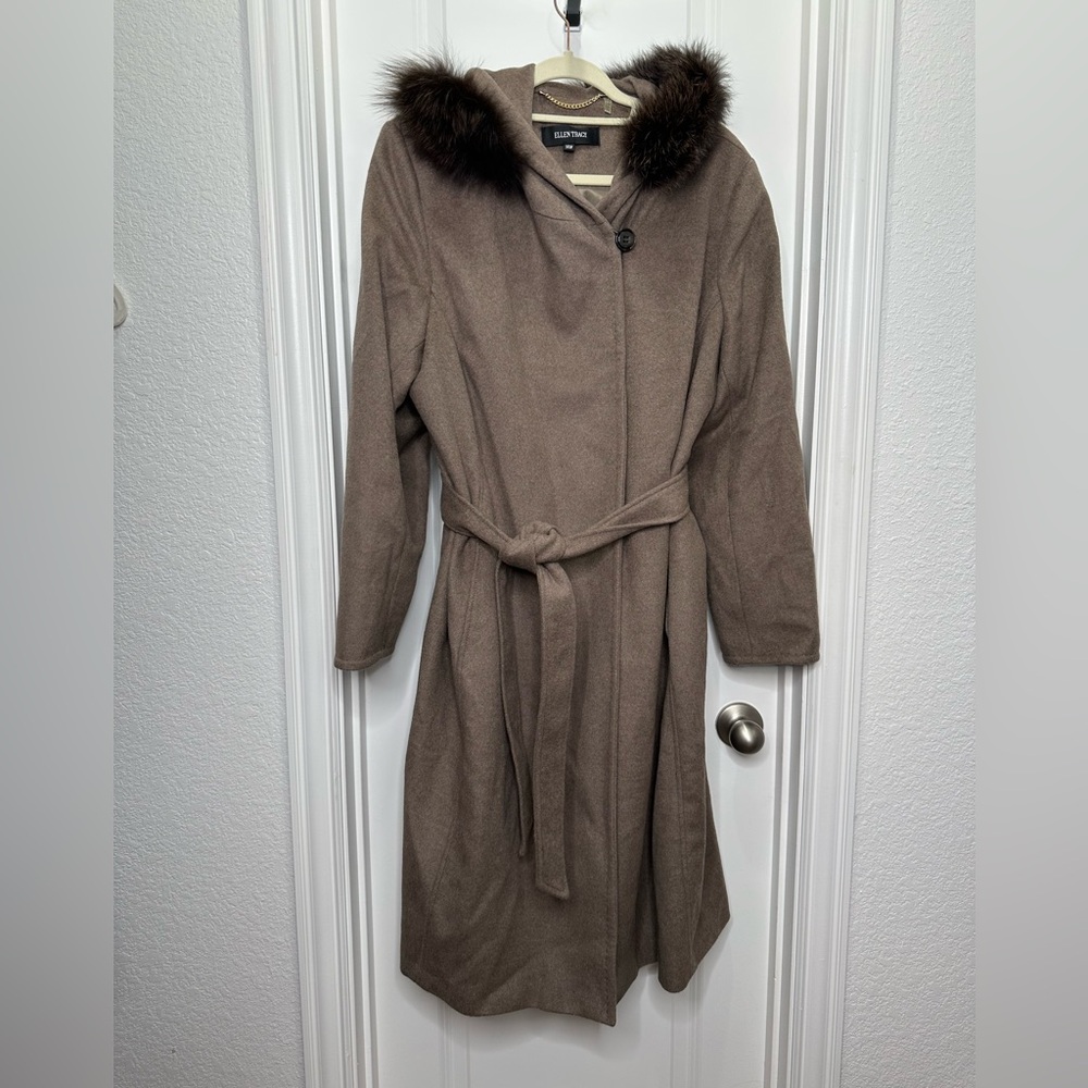 Ellen Tracy Wool blend coat‎